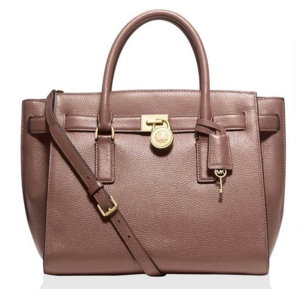 Michael Kors Large Satchel in Dusty Rose